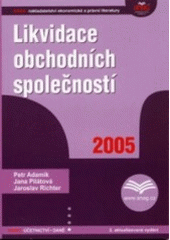 kniha Likvidace obchodních společností, Anag 2005