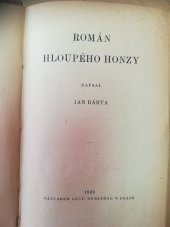 kniha Román Hloupého Honzy, Dubský 1923