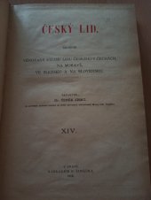 kniha Český lid XIV. Sborník, F. Šimáček 1905