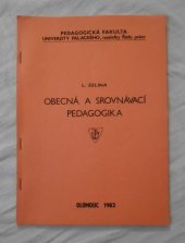 kniha Obecná a srovnávací pedagogika, Univerzita Palackého 1982