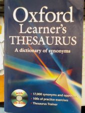 kniha Oxford Learner's Thesaurus A Dictionary of Synonyms, Oxford University Press 2012