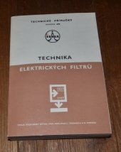 kniha Technika elektrických filtrů, Tesla - Výzkumný ústav pro sdělovací techniku A.S. Popova 1987