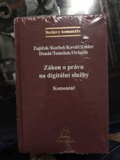 kniha Komentář•DigiSi Zákon o právu na digitální služby, C.H.Beck 2021