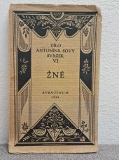 kniha Žně Básně z roku 1912-1913, Aventinum 1923