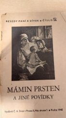 kniha Mámin prsten a jiné povídky, Český abstinentní svaz 1940