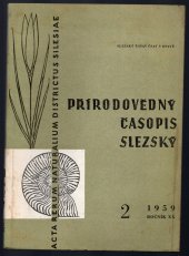 kniha Přírodovědný časopis slezský čtvrtletník pro vědy přírodní, Slezský ústav ČSAV 1959