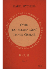 kniha Úvod do elementární teorie číselné, Jednota čs. matematiků a fysiků 1931