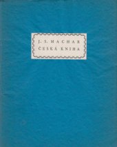 kniha Česká kniha, Alois Šmahel 1928