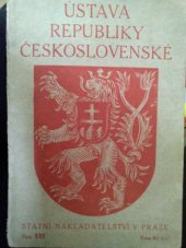 kniha Ústava republiky Československé, Státní nakladatelství 1936