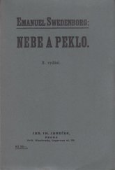 kniha Nebe a peklo (O nebi a jeho divech a o pekle) podle viděného a slyšeného, Jar. Im. Janeček 1932