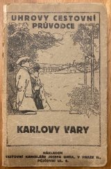 kniha Průvodce po Karlových Varech, Josef Uher 1924