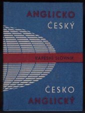 kniha Anglicko-český a česko-anglický kapesní slovník, Státní pedagogické nakladatelství 1974