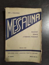 kniha Messalina Soudobý román z č. Pošumaví, Knihovna českých autorů 1930