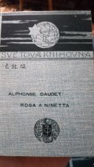 kniha Rosa a Ninetta obraz mravů současných, J. Otto 1898