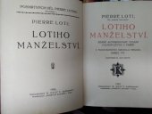 kniha Lotiho manželství, B. Kraft 1924