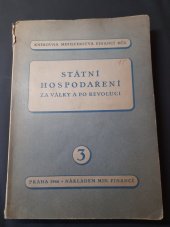 kniha Státní hospodaření za války a po revoluci, Ministerstvo financí 1946