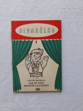 kniha Jak se učil Honzík latinsky Loutková hra o 1 dějství, Orbis 1955