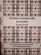 kniha Eduard Petrů: Studie o literatuře (a filmu), Univerzita Palackého v Olomouci 2013