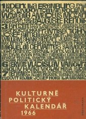 kniha Kulturně politický kalendář 1966, Orbis 1965