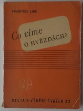 kniha Co víme o hvězdách?, Jednota československých matematiků a fysiků 1947