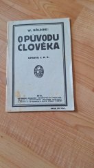 kniha O původu člověka, Antonín Svěcený 1914