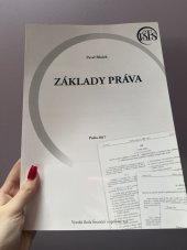 kniha Základy práva , Vysoká škola finanční a správní  2017