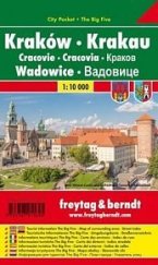 kniha Krakov kapesní plán města 1:10 000, Freytag & Berndt 2011