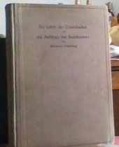 kniha Die Lehre der Upanishaden und Anfange des Buddhismus, Vandenhoeck 1915