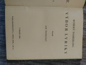 kniha Výbor lyriky, J. Otto 1928