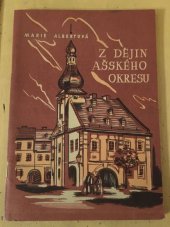 kniha Z dějin Ašského okresu, Okresní vlastivědné museum 1959