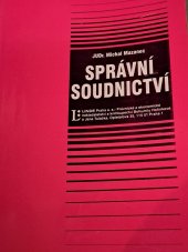 kniha Správní soudnictví, Linde 1996