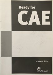 kniha Ready for CAE Answer key, Macmillan 2004