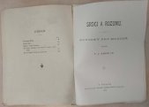 kniha Srdci a rozumu Povídky pro mládež, František Bačkovský 1895