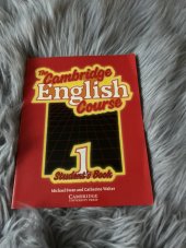 kniha The cambridge english course 1 Students book, Cambridge English University Press 1993