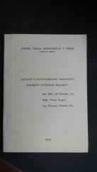 kniha Sociální a psychologické souvislosti zavádění výpočetní techniky, Vysoká škola ekonomická v Praze 1979