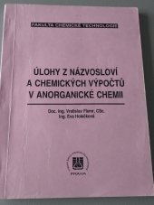 kniha Úlohy z názvosloví a chemických výpočtů v anorganické chemii, VŠCHT 1994