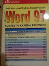 kniha Word 97 kompletní kapesní průvodce, Grada 1998