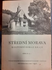 kniha Střední Morava kulturní obraz kraje, Krajské ústředí osvětových sborů 1940