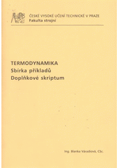 kniha Termodynamika sbírka příkladů : doplňkové skriptum, ČVUT 2009