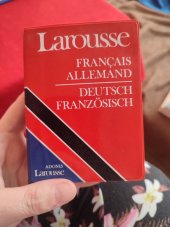 kniha Larousse Francais Allemand, Larousse 1982