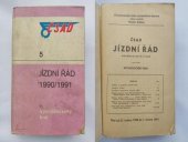 kniha Jízdní řád autobusových linek 1990/1991 [Sv.] 5, - Východočeský kraj - platí od 27. května 1990 do 1. června 1991., ČSAD s.p. 1990