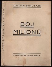 kniha Boj milionů, B. Procházka 1924