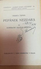 kniha Pepánek nezdara. [Sv.] 4, - Kontracht velkého dědečka, F. Topič 1921