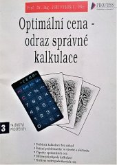 kniha Optimální cena - odraz správné kalkulace, Profess 1995