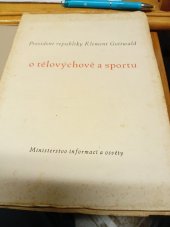 kniha O tělovýchově a sportu, Vydavatelství ministerstva informací 1949