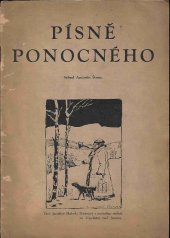 kniha Písně ponocného [a hlásného], Antonín Šorm 1940