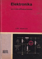 kniha Elektronika pro 4. ročník střední průmyslové školy jaderné techniky, SNTL 1970