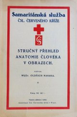 kniha Stručný přehled anatomie člověka v obrazech, Společnost Čsl. červeného kříže 1927