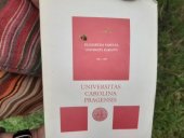 kniha Universitas Carolina Pragensis Prop. publ., Univerzita Karlova 1986