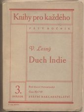 kniha Duch Indie, Státní nakladatelství 1927